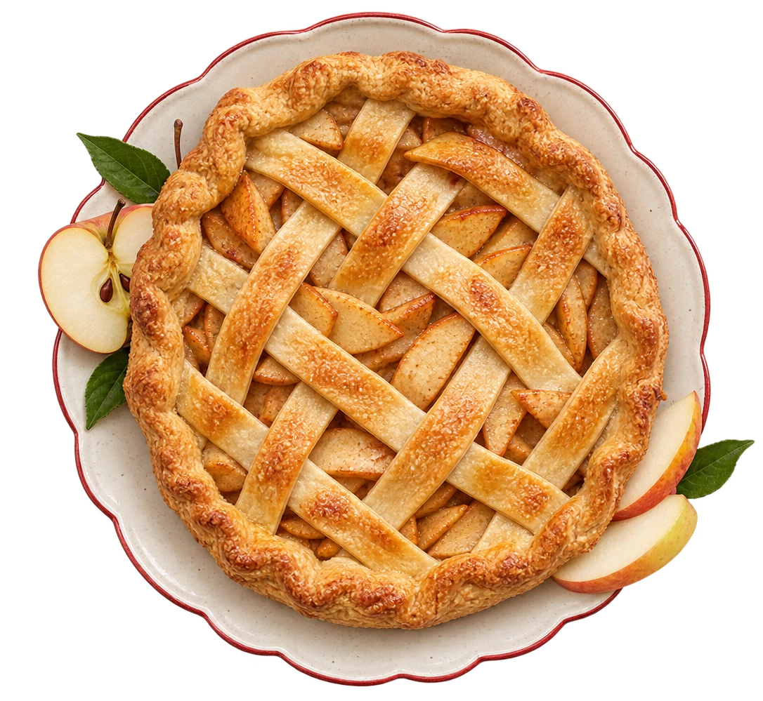 Классический яблочный пирог